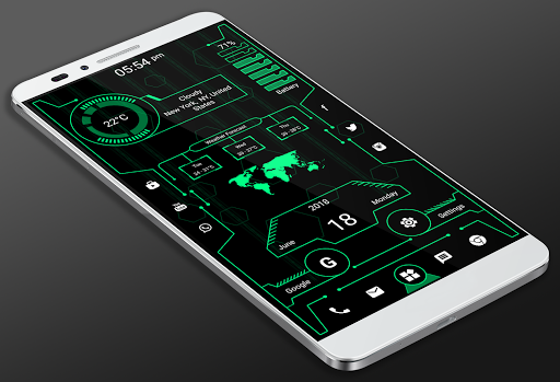 Screenshot of Futuristic Launcher 2, Applock