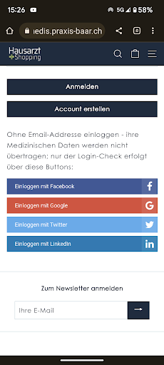 Medis online Bestellen Screen 3