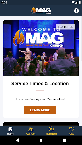 Android application My MAG Church screenshort
