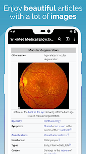 WikiMed - Offline Medical Encyclopedia Screenshot