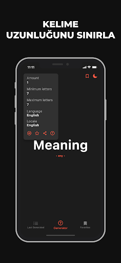 Rastgele Kelime Oluşturucu ekran görüntüsü