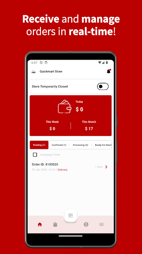 Android application Quickmart Sydney Store App screenshort