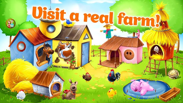 Kids Animal Farm Toddler Games - New - (Android)