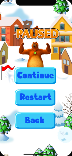 grizzy and limmings ski game - Screenshot 1