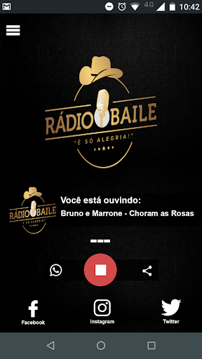Android application RADIO BAILE screenshort