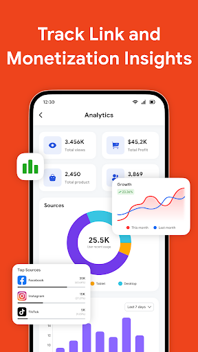 Linkbio - Link in bio creator Screenshot 4 - AppWisp.com