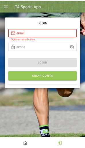Android application T4 Sports screenshort
