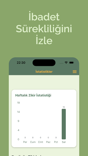 Zikirmatik Pro: Dijital Tesbih ekran görüntüsü