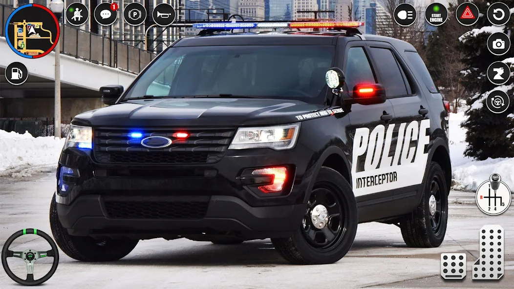 SUV Police Car Chase Cop Games