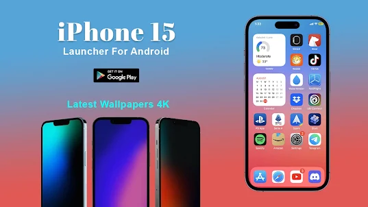 iphone 15 Launcher for Android