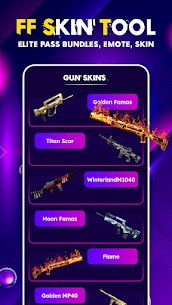 FFF FF Skin Tool MOD APK Download (v1.0) Latest For Android 4