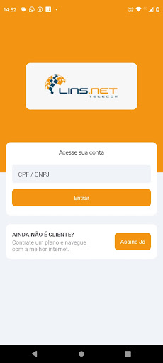 Android application Linsnet Telecom screenshort