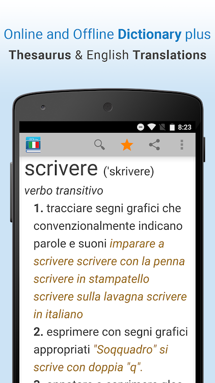 Italian Dictionary & Thesaurus - 4.0 - (Android)