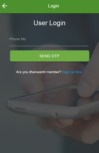 Android application Dhanwantari Online Shopping screenshort
