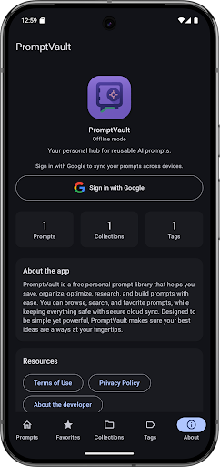 PromptVault - Prompt Manager