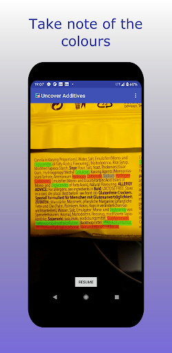 Uncover Additives Screen 3