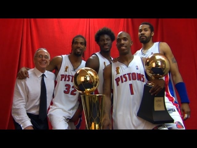 The 2004 NBA Champion Detroit Pistons