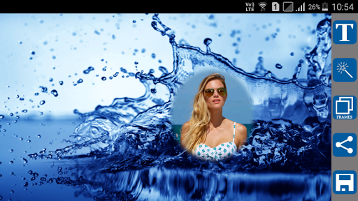Android application Water Photo Frames screenshort