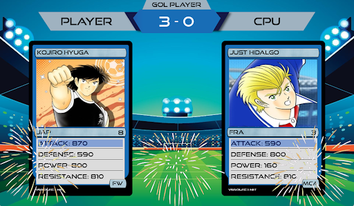 Android application CardsFootball screenshort