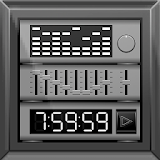 music player with parametric equalizer & surround icon