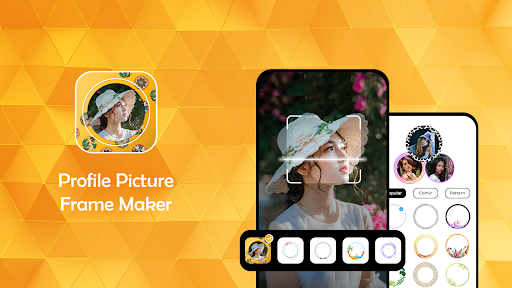 Android application Profile Picture Frame Maker screenshort