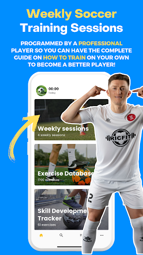 Android application RicFit Soccer Training screenshort