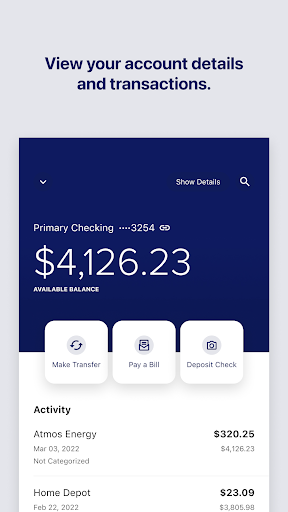 Your Premier Bank Mobile Screen 3