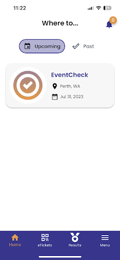 Android application EventCheck (OLD) screenshort