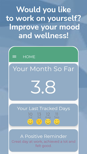 Android application Mood Tracker: Daily Motivation screenshort