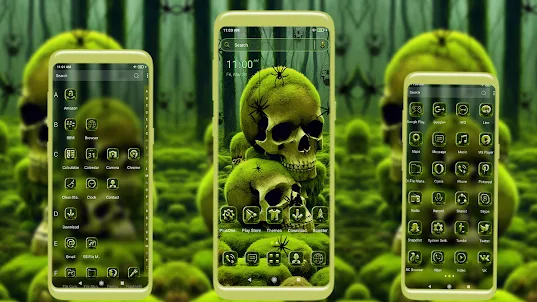 Swamp Skull Green Theme