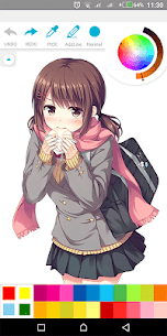 Anime Girl Coloring Book 3