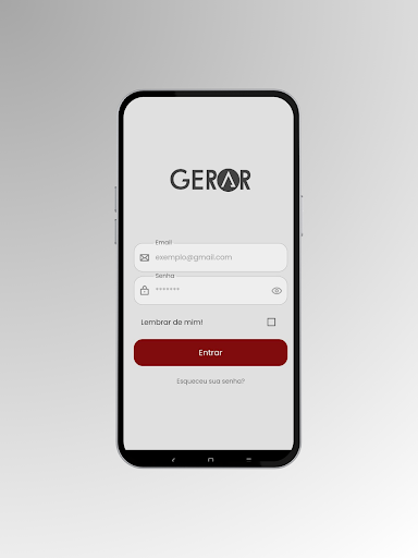 Android application Gerar Presença screenshort