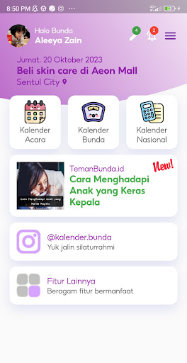 Android application Teman Bunda: Ibu & Anak Sehat screenshort