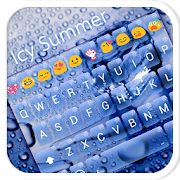 Emoji Keyboard Icy Summer Skin  Icon
