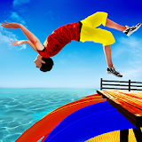 Sky Water Slide Flip Adventure Diving Stunts icon