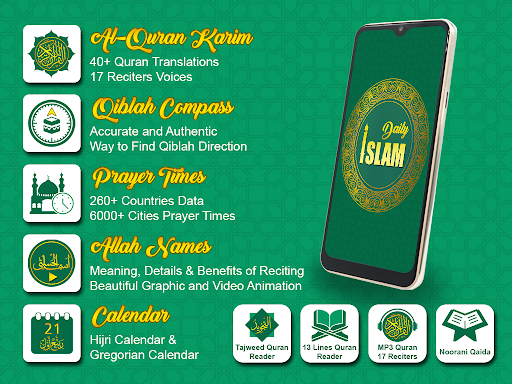 Android application Daily Islam - Quran, Ramadan screenshort