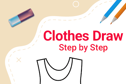 how to draw clothes step by step