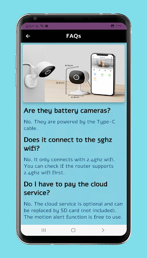galayou security camera guide Screen 3