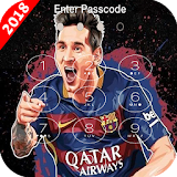 Keypad Lock Screen For Lionel Messi 2018 icon