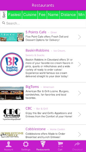 FYBU Deliveries Screen 2