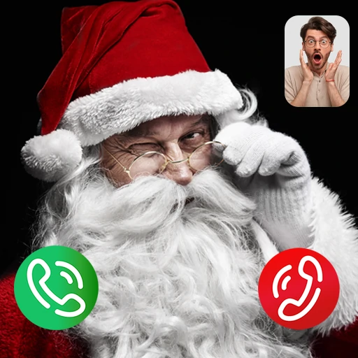 Santa Claus Fake Video Call