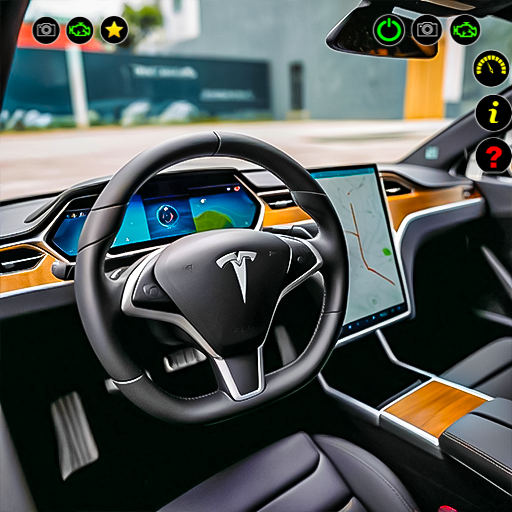 EV Car Simulator 3D: Car Games Logo