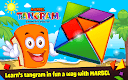 screenshot of Marbel Tangram - Kids Puzzle
