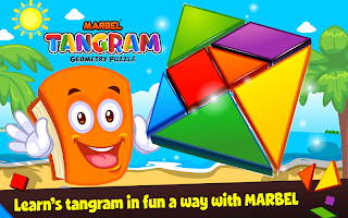Marbel Tangram - Kids Puzzle - Screenshot 1