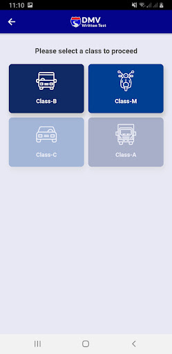 DMV Written Test CLASS C,A,M,B Screenshot