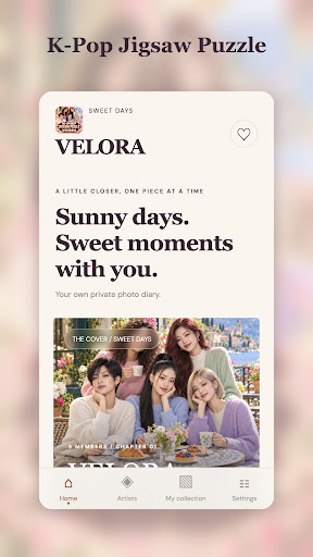 K-Pop Jigsaw Puzzle: VELORA screenshot