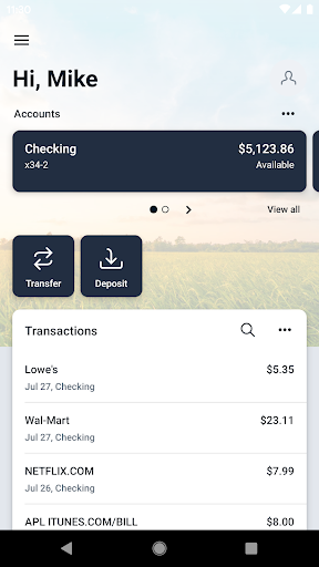 GNB Banking Centers Screen 2