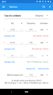 Visualização do aplicativo