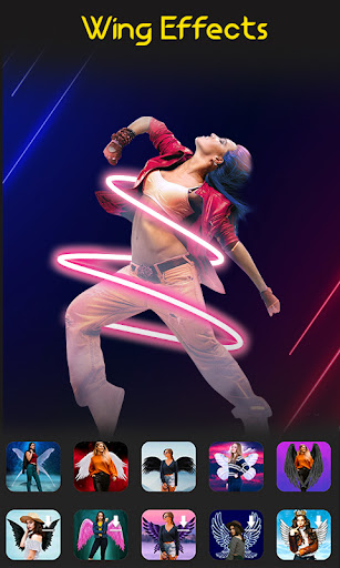 Android application Neon Art Photo Lab Editor screenshort
