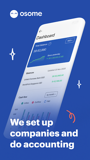Android application Osome: invoice & accounting screenshort